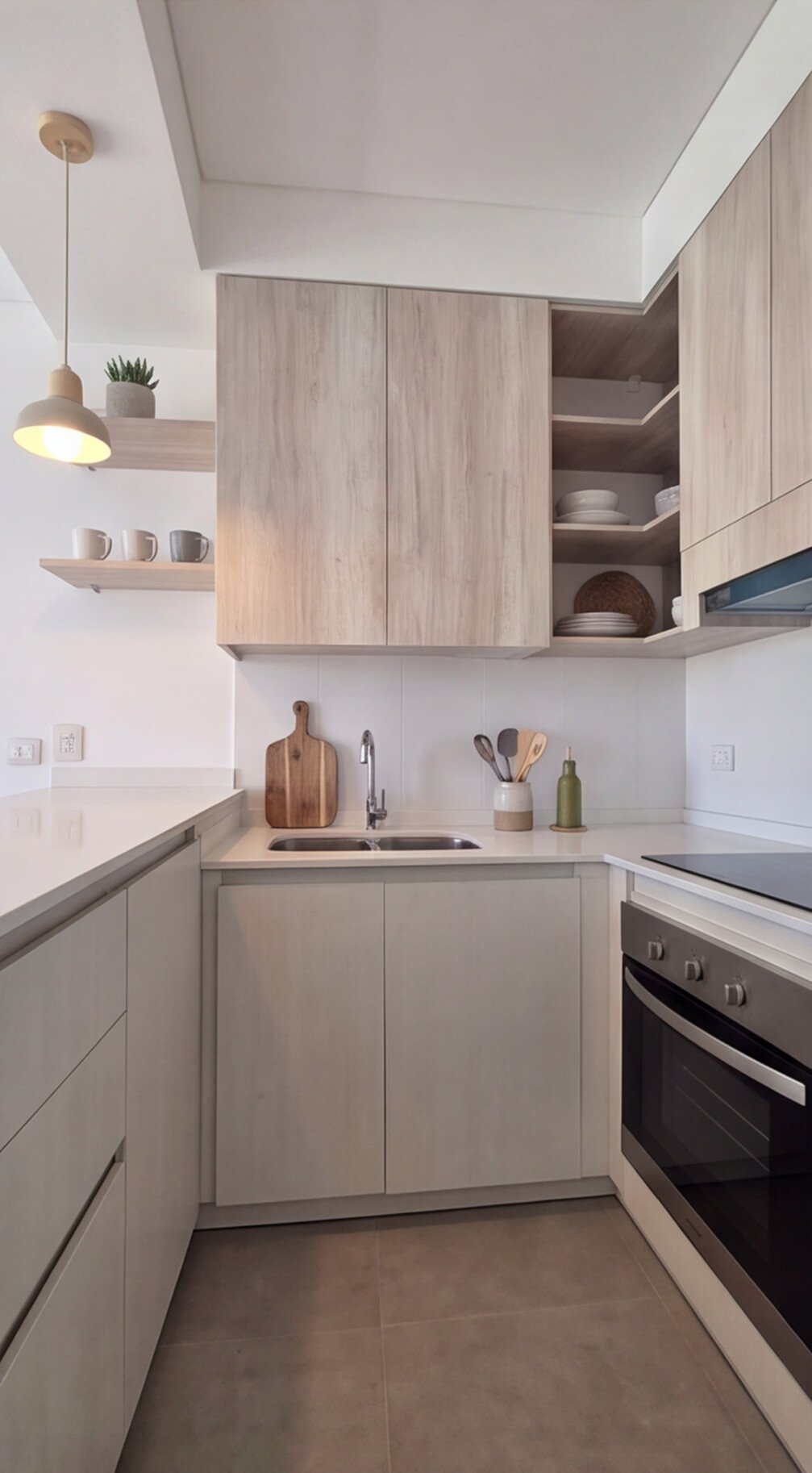 Cocina decorada, otro ángulo